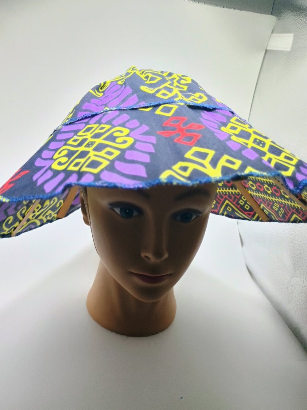 Filipino Summer Folding Fan Hat